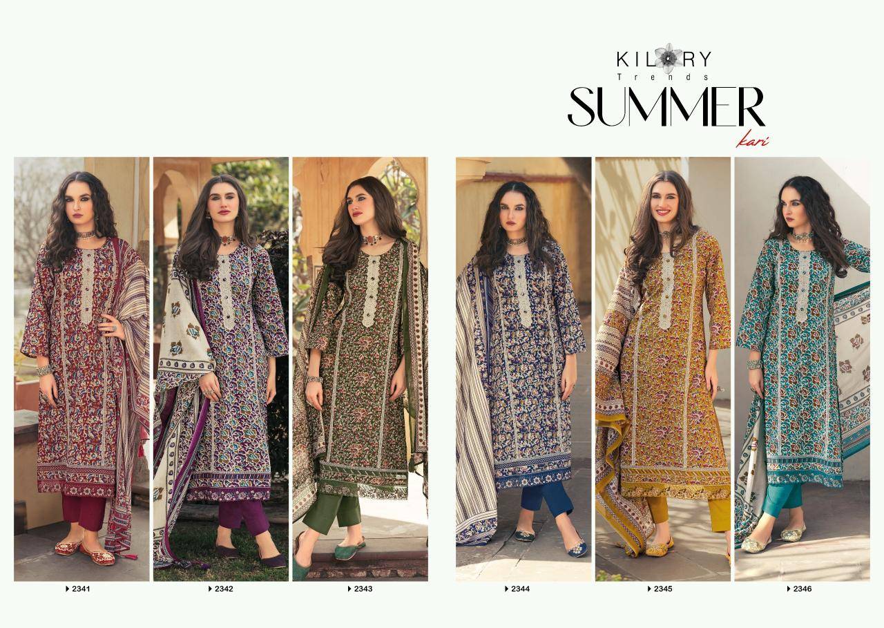 Kilory summer kari Dress materials for boutique in Pune